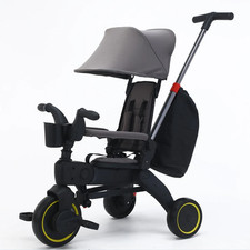 Poussette pliable légère 6 8 kg tricycle portable pour bébé de 1 à 6 ans