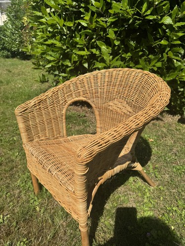 Fauteuil rotin osier - rotin,