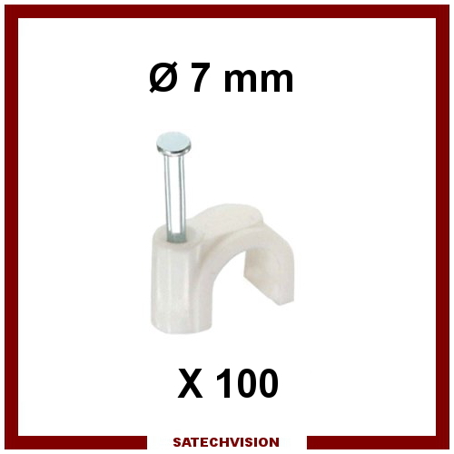 100 pontets plastiques attache - 100,