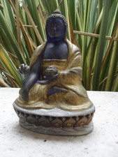 ancienne statue bouddha de la medecine tibetain