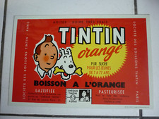 HERGE  / TINTIN  ORANGE  /