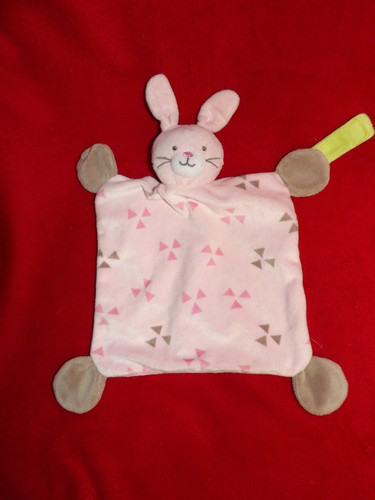 Doudou plat toys - r, lapin