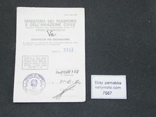 1974 BEGGIO ABN-A15 50cc Moto Certificat Origine Minarelli Aprilia Italie