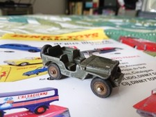 JEEP HOTCHKISS WILLYS DINKY TOYS ref: 80 B unmanned vintage convex rims