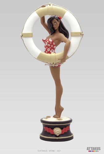Figurine résine yuku leelee - figurine,