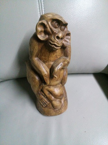 Grand singe signé miro - grand,