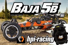 HPI Baja 5B SBK build original 26ccm HPI Engine, Clutch, Muffler, 160323/Fuelie