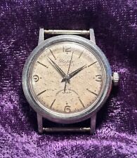 Vintage Mens RUTEX Wrist Watch 21 Jewels Incabloc RUNS!