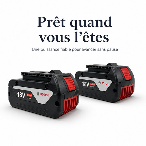Lot batteries 18v - 2, 6.0ah