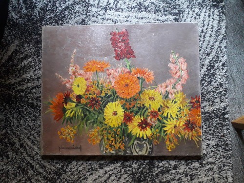 Tableau ancien huile - à, l'huile