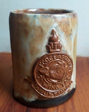 Rare tasse mug en grés signée Dubois 2e WING TAC aviation belge