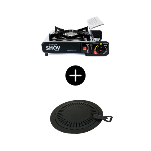 Shov cuisinière gaz inox - à,