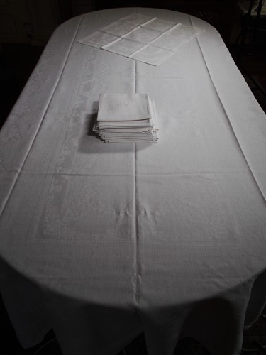 Service table damassé - de,