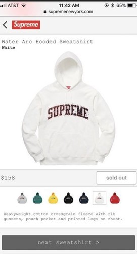Sweat capuche supreme water - à,