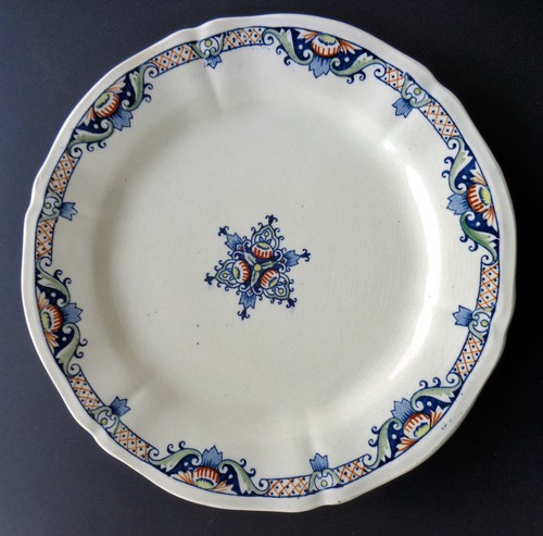 Ancienne assiette faience - , gien