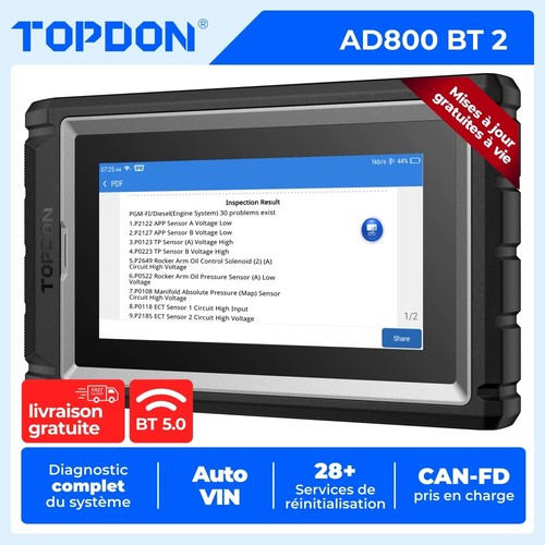 Topdon ad800 appareil - ad800, bt