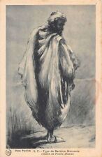 Morocco - Moroccan Berber type - Drawing by the painter Abascal - Ed. Flandrin 5F