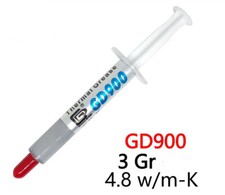 1 SERINGUE de 3G de Pâte thermique GD900 Haute Performance 4.8W / m-°C.