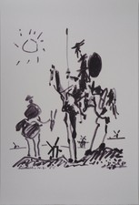 Pablo PICASSO : Don Quichotte - Lithographie signée