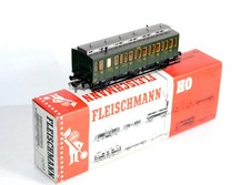 FLEISCHMANN HO 5693 WAGON A COMPARTIMENT SNCF VOITURE VOYAGEUR 3e CLASSE AMENAGÉ