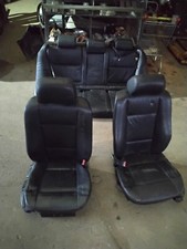 Siège En Cuir Noir  avant