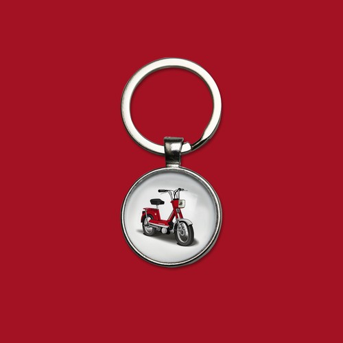 Porte clés mobylette peugeot - mobylette,