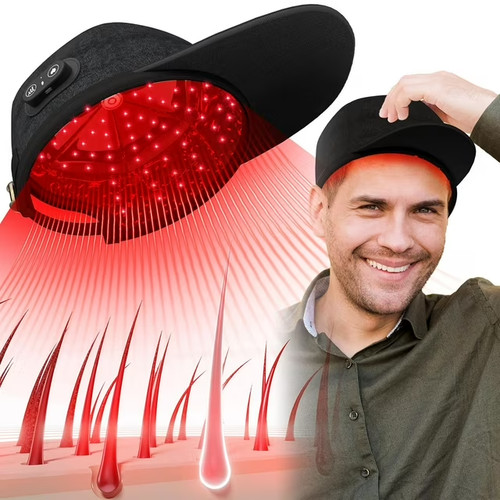 Casquette led cheveux 650nm - led,