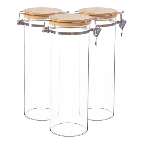 Verre stockage jars avec - verre,