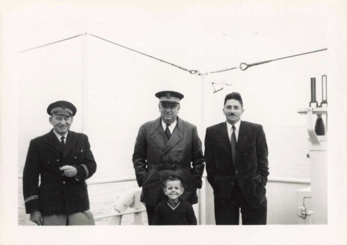 Ancienne photo 1953 paquebot - ancienne,