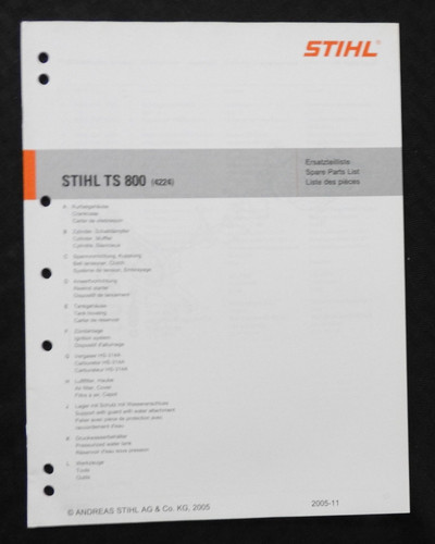 Liste des pièces genuine - pièces,
