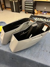2024 road glide saddlebag bottoms OEM left and right in billiard grey 