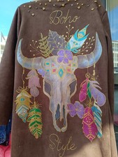 veste daim customiser main