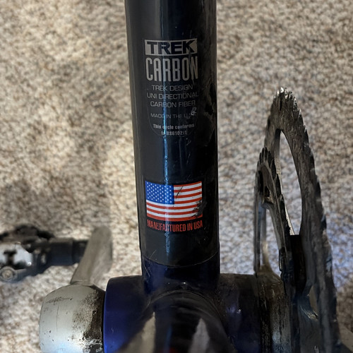 Trek carbon road bike frame - trek,