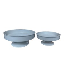 2 RAYMOND LOEWY Centerpiece footed bowls Rhythm by ROSENTHAL CONTINENTAL  - RARE