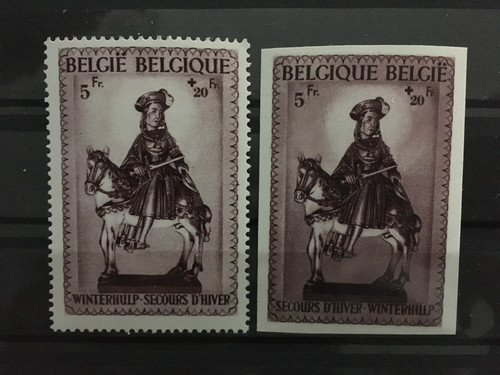 Belgique 1942 cob 592a - cob, et