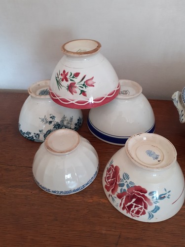 Lot bols anciens digoin - lot, 5