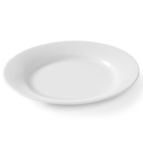 Assiette porcelaine blanche - assiette, en