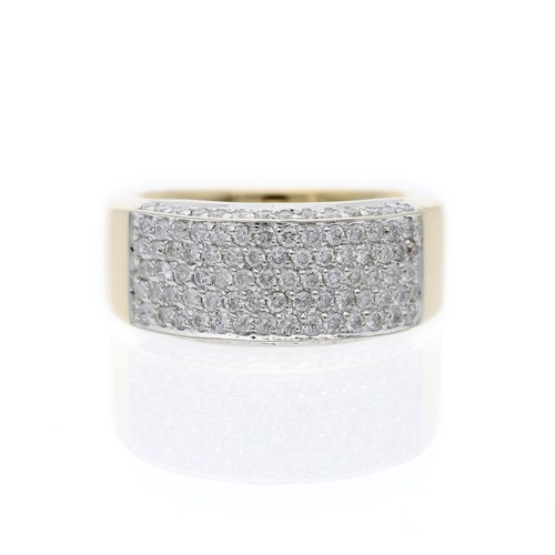 Bague diamants - ct.,