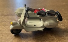OLD SIDE CAR TOY TEKNO MOTO LAMBRETTA SCOOTER TOLE 1/43 MERCURY VERY GOOD!!