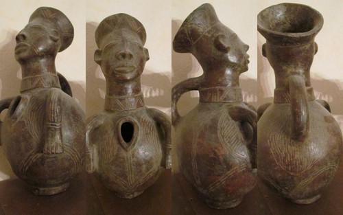 Poterie africaine gourde - -,
