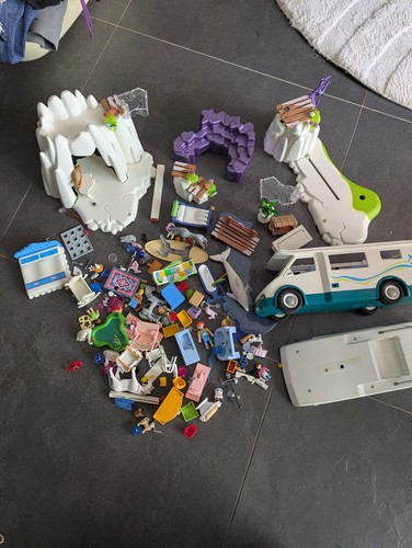 Lot playmobil camping car - lot,