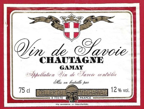 112 etiquette vin - vin, savoie