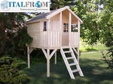 Maisonnette en bois sur pilotis TOBY pour enfants ItalfromB2 Jouets de jardin
