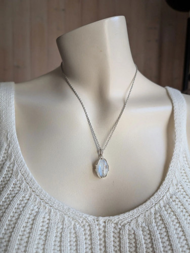 Rainbow moonstone white - moonstone,