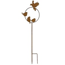 Tuteur déco oiseaux fer