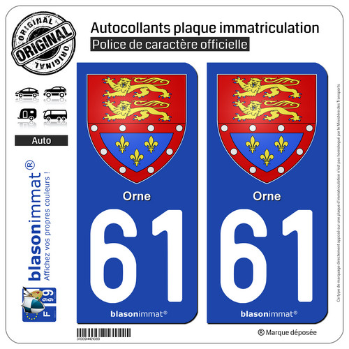 Stickers autocollant plaque - 2,