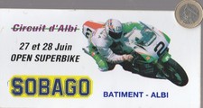 Moto. CIRCUIT d'ALBI. SOBAGO. Open superbike