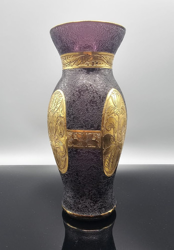 1900 vase givré lilas - lilas,