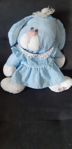 Peluche lapin bleu - bleu, puffalump