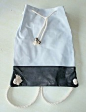 Sac à dos neuf en cuir bleu